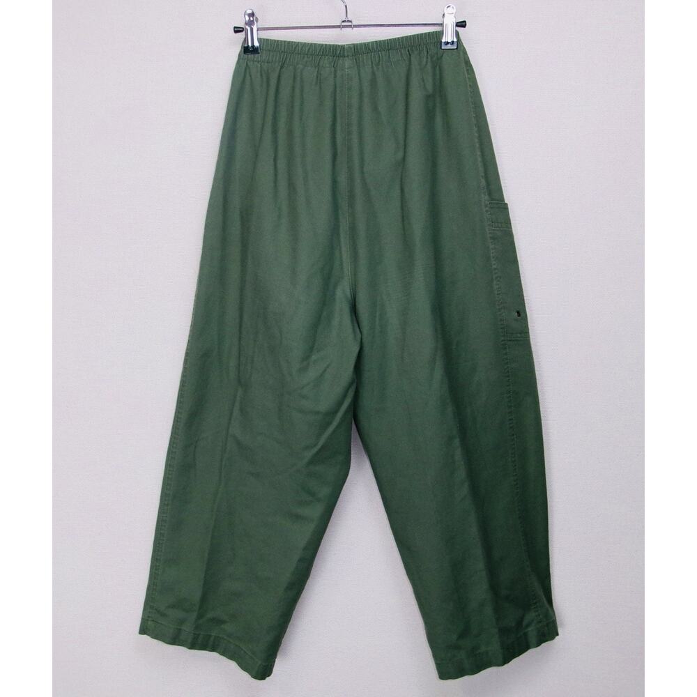 Allison Daley Cargo Capri Military Green Size 12 Casual Beach Errands Travel - Picture 9 of 12